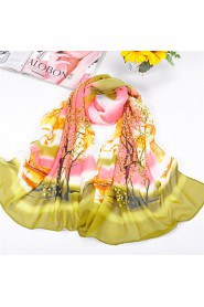 New Fashion Women Chiffon Scarf,Vintage /Sexy /Cute/ Party/ Casual 4 Colors