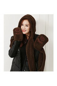 Unisex Faux Fur Scarf,Cute