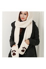 Unisex Faux Fur Scarf,Cute