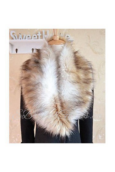 Women Faux Fur Scarf , Casual