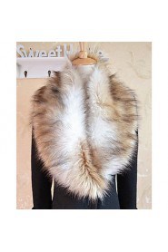 Women Faux Fur Scarf , Casual