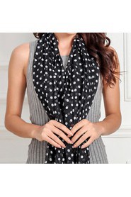 Women's Chiffon Dot Scarf