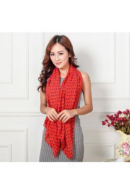 Women's Chiffon Dot Scarf