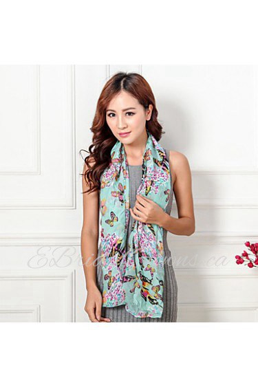 Women's Chiffon Butterfly Scarf