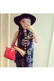 Ms Summer Sun Korean Fashion Skull Printed Scarves Muffler Wholesale Scarves