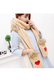 Women Faux Fur Scarf,Cute