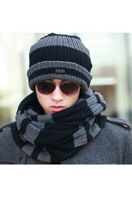 Unisex Wool Blend Scarf,Casual