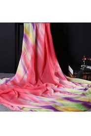 Female Spring And Autumn And Winter Scarves Ms. Gradient Large Square Silk Scarf