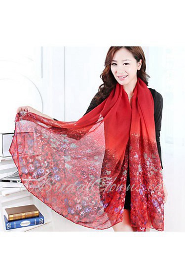 Korean Version New Cotton Long Printing Scarf Beach Towel