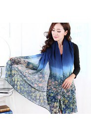 Korean Version New Cotton Long Printing Scarf Beach Towel