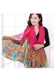 Cotton National Printing Design Geometric Prints Shawl Scarf