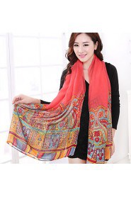 Cotton National Printing Design Geometric Prints Shawl Scarf