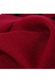 Deep Red Flannelette Scarf