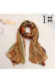 Bully Raised Grain Sunscreen Shawl Fashion Scarf