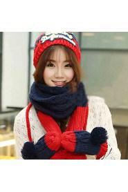 Women Wool Blend Scarf,Casual