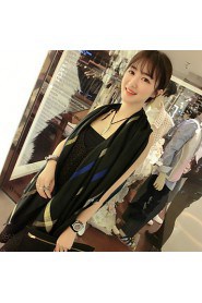 Unisex Spring And Summer Cotton Plaid Tassel Shawl Scarves Wholesale Manufacturers