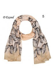 Chic Vintage Women Volie Scarves Butterfly Printed Oversized Scarf Winter Long Wrap Free Shipping