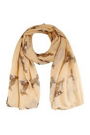 New Women Scarves Fashion Casual Gorgeous Animals Fox Print Scarf Shawl Wrap