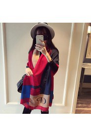 Europe Style Printed Cotton Twill Winter Fashion Spell Color Squares Scarf Shawl