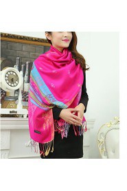 Cotton National Wind Korean Autumn And Winter Female Literary Bohemian Retro Thick Winter Scarves Large Shawl