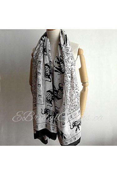 Women PU/Viscose Scarf , Casual