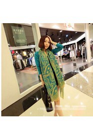 Women Summer Beautiful Complex Of Ancient Persia Pattern Collision Color Silk Voile Scarves Scarf