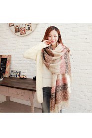 Korean Mohair Warm Spell Color Fashion Scarves Long Oversized Scarf