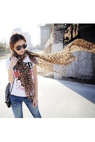 Shawls Chiffon/Polyester Matching Leopard Print Scarves