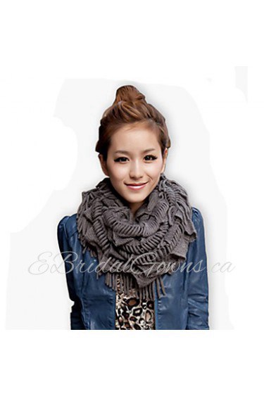 Women's Hollow Tassel Wrap Scarf 180*100cm