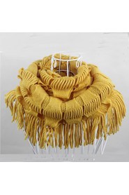 Women's Hollow Tassel Wrap Scarf 180*100cm