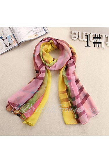 Women Chiffon Scarf , Vintage/Cute/Party/Work/Casual