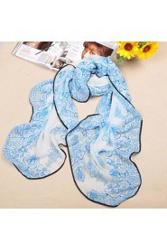 Shawls Chiffon/Polyester Elegant Print Scarves(More Colors)