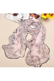 Shawls Chiffon/Polyester Elegant Print Scarves(More Colors)