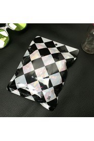 Printing Small Square Bow Scarf Silky Satin Fold Silk Shawl Scarves(Random Color)