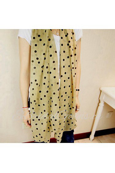 Women Wave point dot Chiffon Scarf