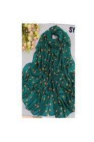 Women Wave point dot Chiffon Scarf