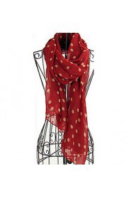 Women Wave point dot Chiffon Scarf