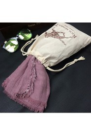 Art Fan Explosion Models Warm Cotton Pure Color Oversized Shawl Bag Scarf