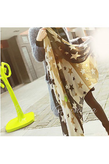 Women Fashion Pentagonal Star Big Scarf Shawls