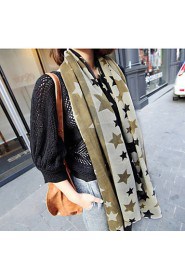 Women Fashion Pentagonal Star Big Scarf Shawls