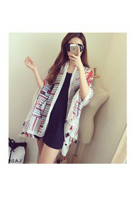 New Winter Wind National Cotton Printed Totem Shawl Scarves