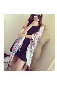 New Winter Wind National Cotton Printed Totem Shawl Scarves