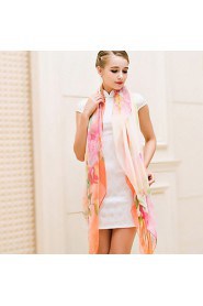 Seaside Beach Towel Sunscreen Shawl Rainbow Color Printing Scarf Scarves