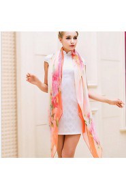 Seaside Beach Towel Sunscreen Shawl Rainbow Color Printing Scarf Scarves