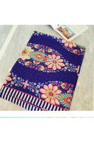 Beach Cotton Scarves Spring And Summer Sun Oversized Sunflowers Shawl Seaside Scarf