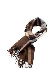 Men's Plaid Warm Scarf