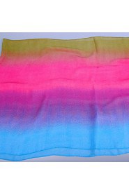 Women's Chiffon Colorful Print Scarf