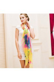 Female Summer Beach Towel Sunscreen Long Section Of Chiffon Scarf Shawl Korean Multicolored Scarves