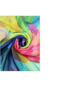 Female Summer Beach Towel Sunscreen Long Section Of Chiffon Scarf Shawl Korean Multicolored Scarves