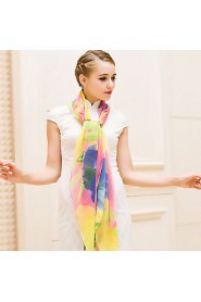 Female Summer Beach Towel Sunscreen Long Section Of Chiffon Scarf Shawl Korean Multicolored Scarves